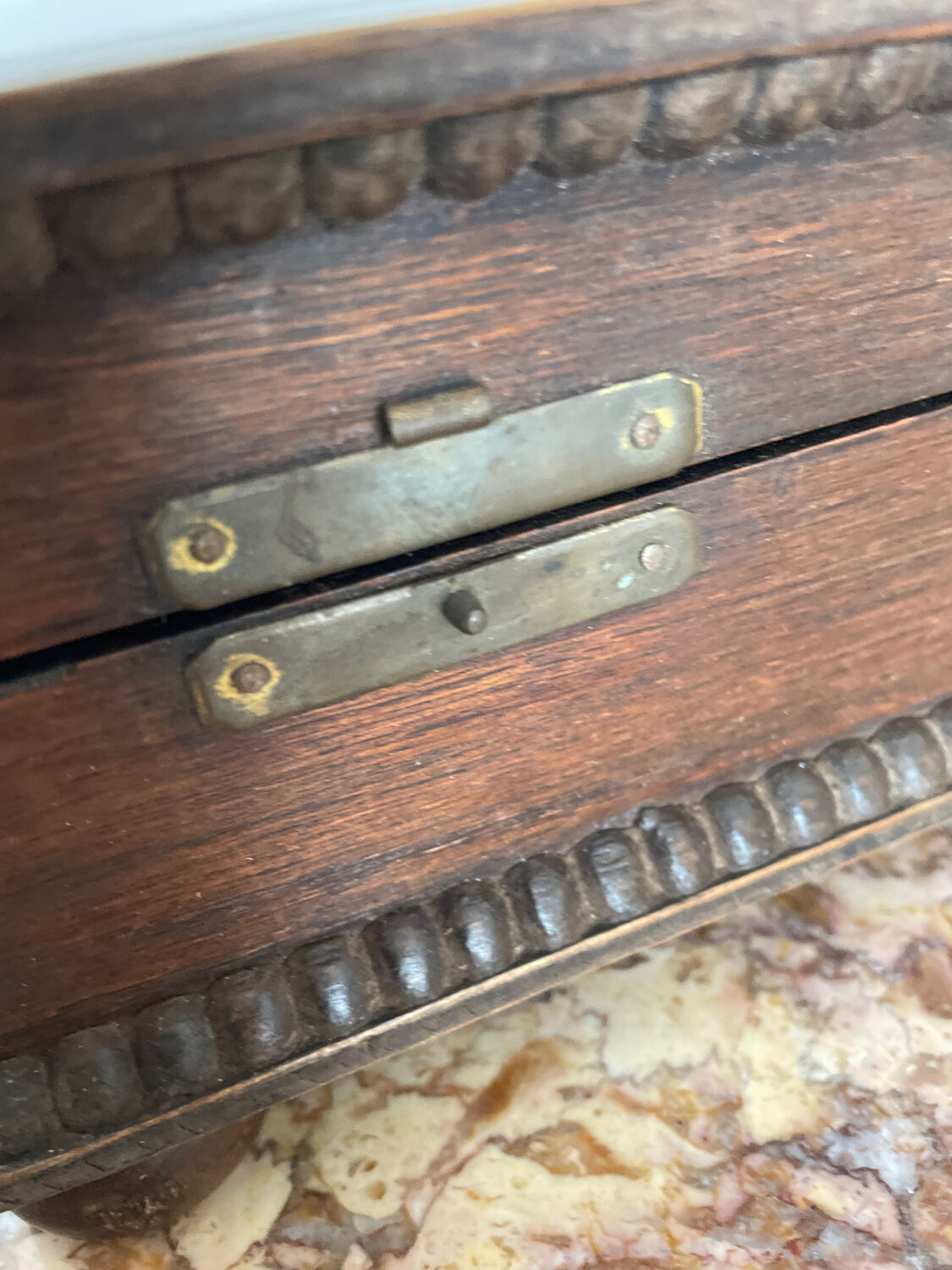 Wooden travel writing box