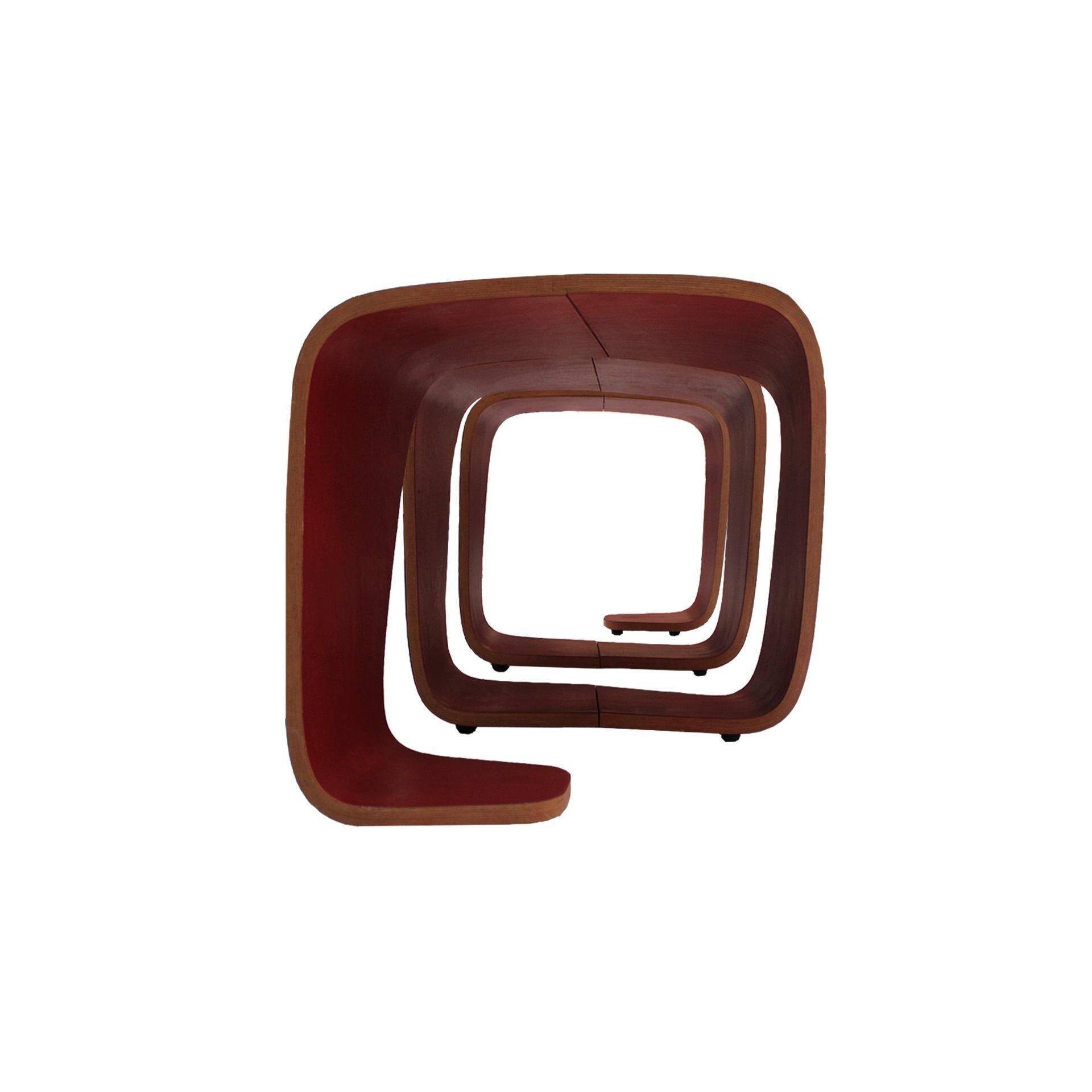 Dna Modular Bench Made in Wood by Leonardo Rossano and Debora Mansur 2013.