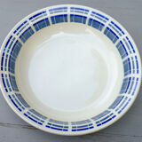 Plat creux faïence badonvillier