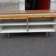 Enfilade strafor brun clair a rideaux buffet bas