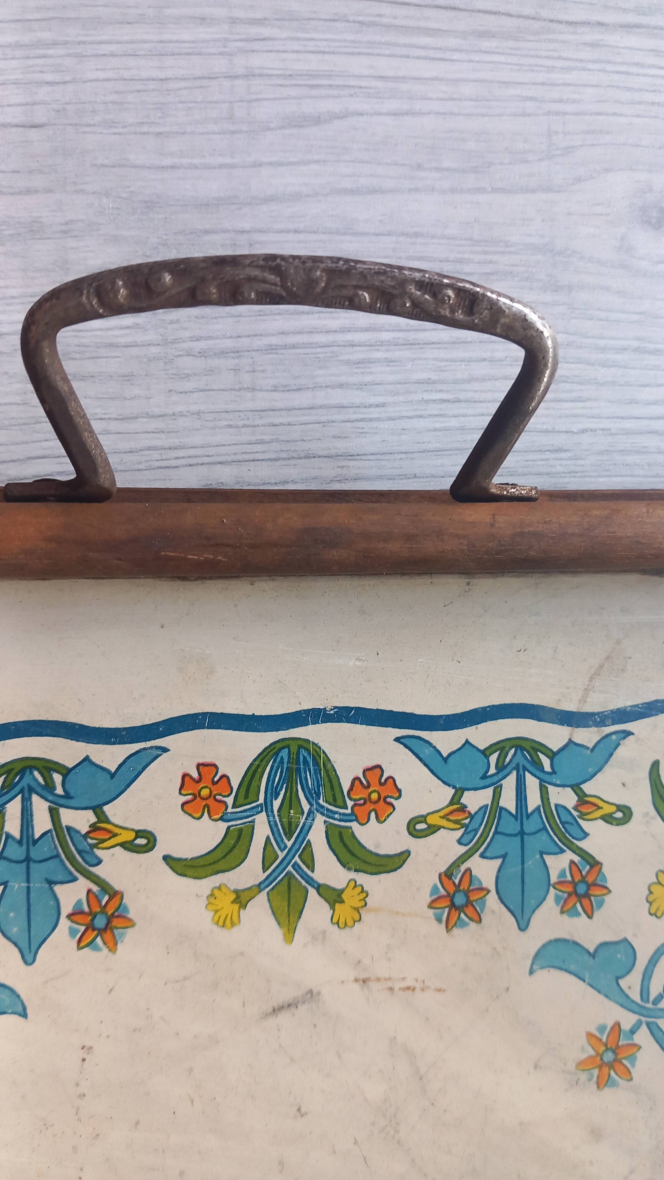 Petit plateau cuisine ancien en bois