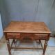 Table burreau rustique à 2 tirroirs