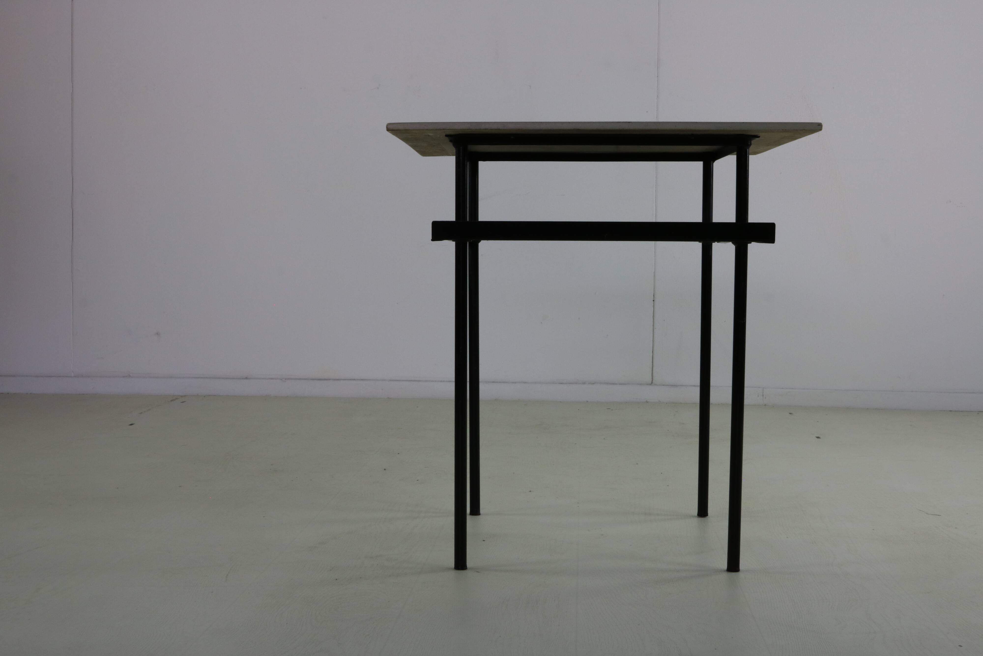 Fifties bed side table by Wim Rietveld for Auping Holland