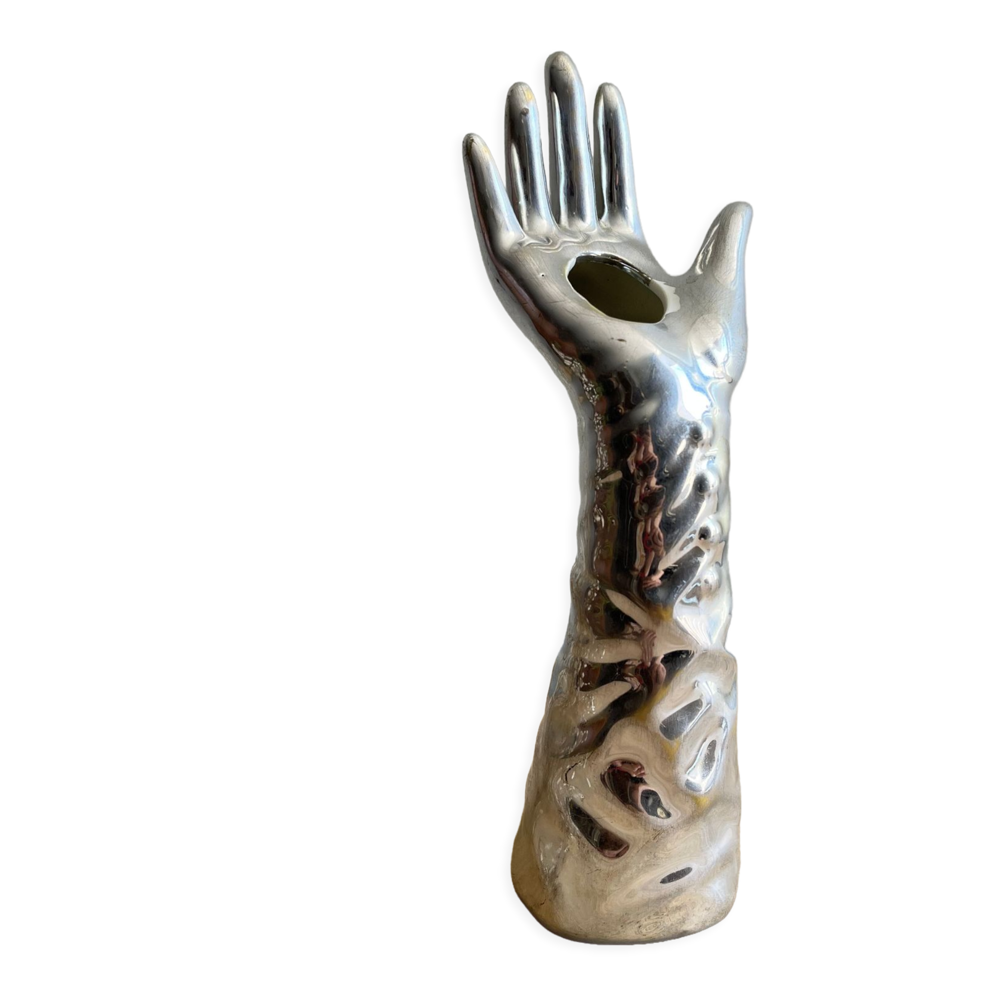 Hand ring vase vintage soliflore