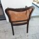 Ribbed leather office chair