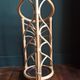 Rattan umbrella holder, vintage rattan plant holder, basket