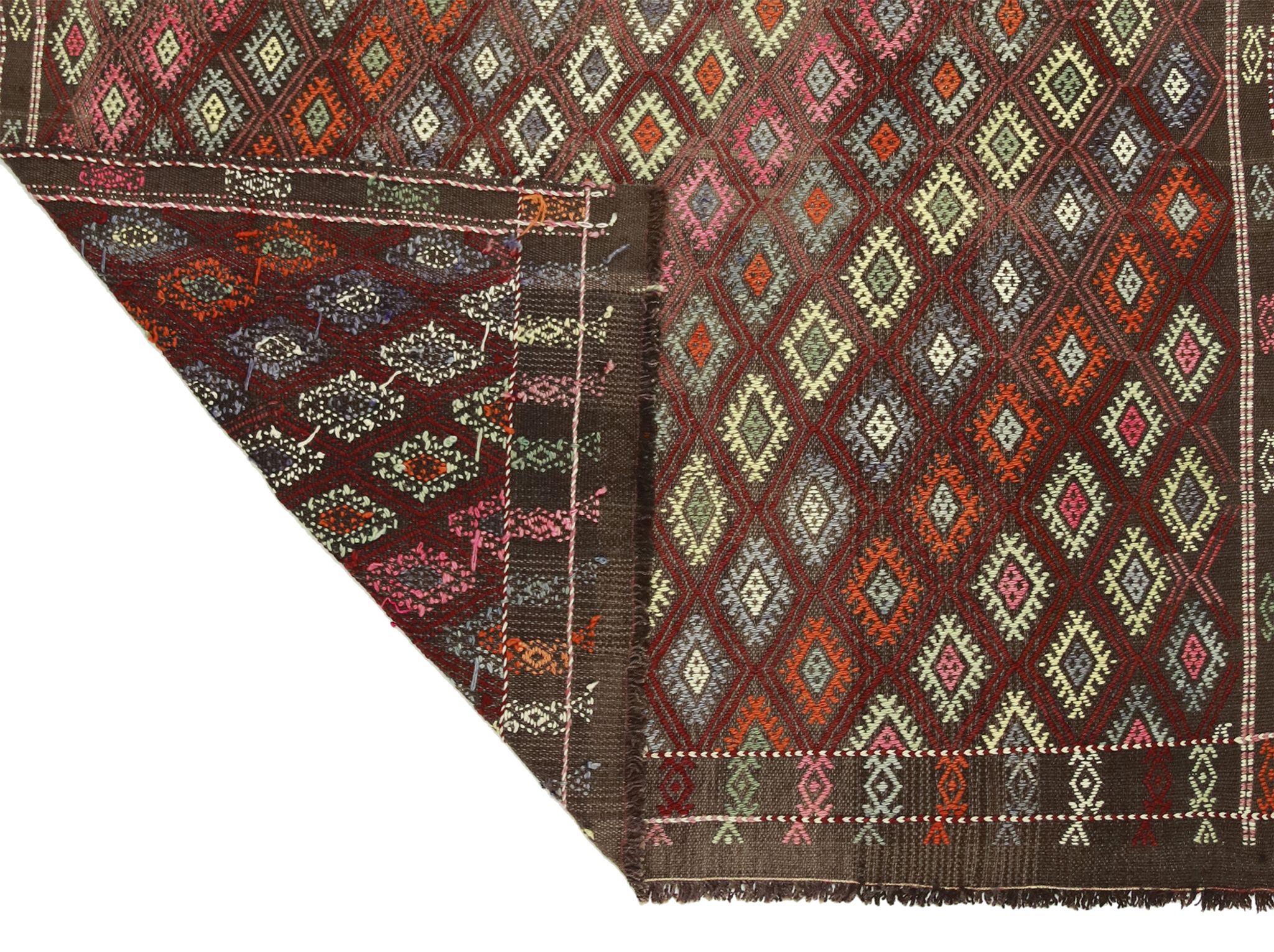 Tapis kilim artisanal d’Anatolie 191 cm x 143 cm