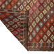 Anatolian handmade kilim rug 191 cm x 143 cm