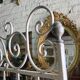 Etagere boulangere ancienne en fer forge a 5 niveaux