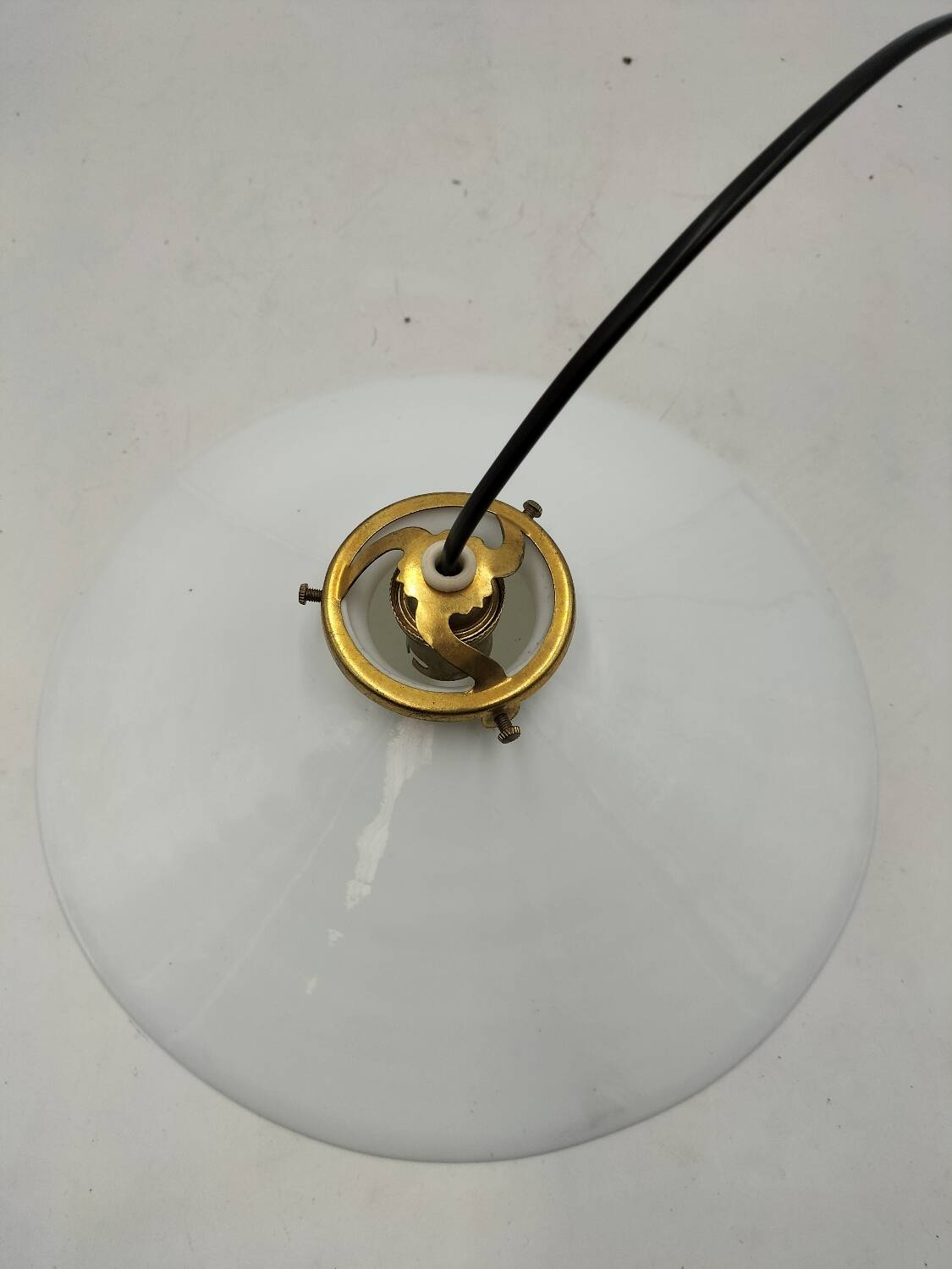 Opaline pendant light