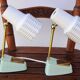 Mid century stilnovo pair bedside lamps