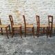 Set of 15 straw chairs