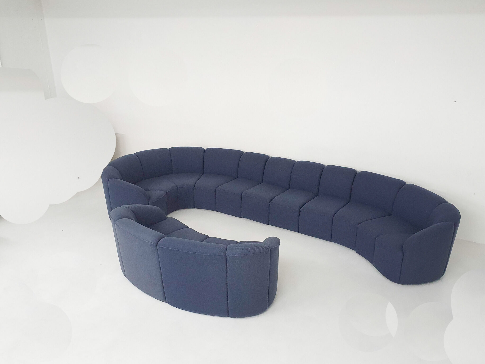 Large Walter Knoll Piccolino modular sofa, Germany 1960's