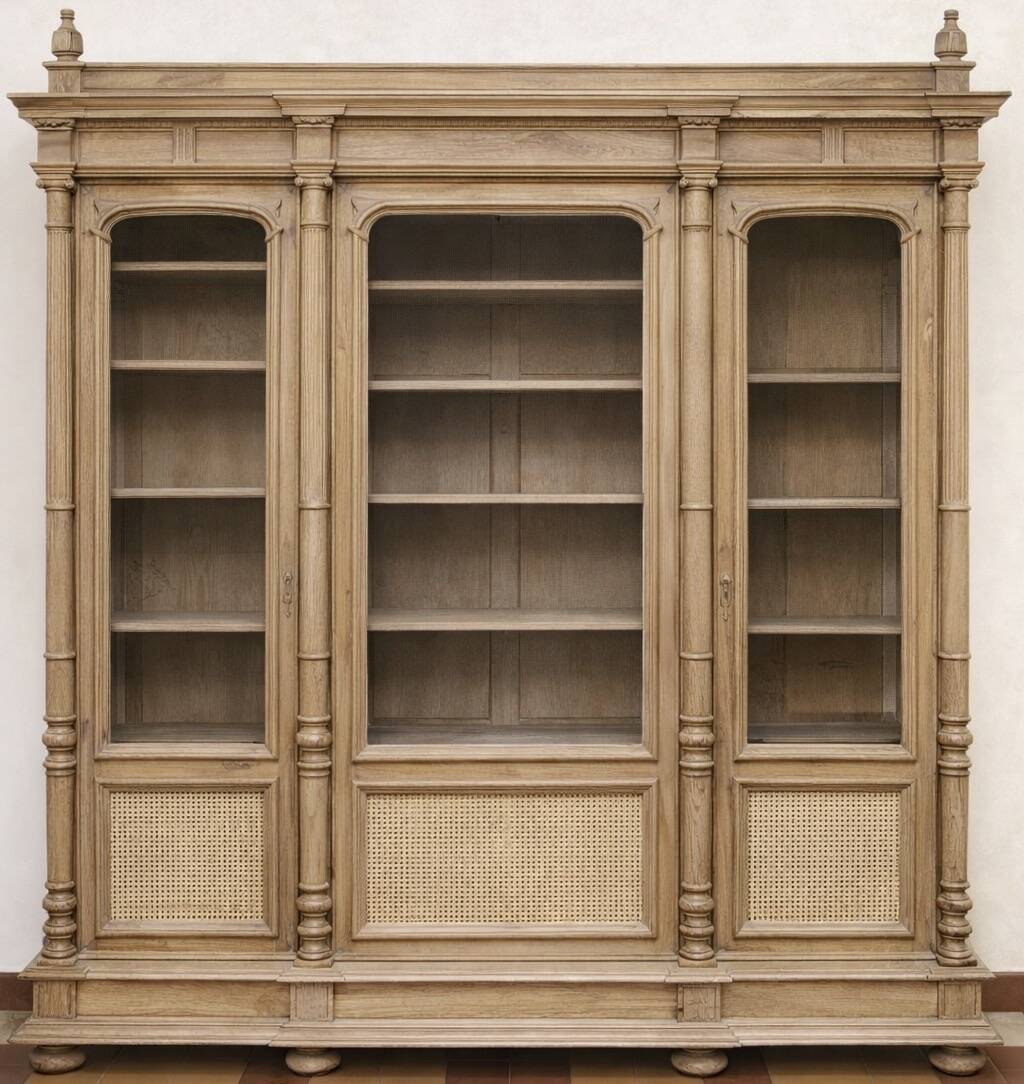 Large antique display cabinet – Henri II style – Late 19th century