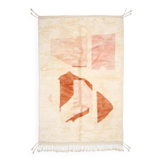 Tapis azilal en laine naturelle fait main