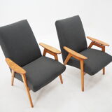 Pair of midcentury armchairs Czechoslovakia 1960s