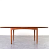 Mid-Century Danish Teak Extendable Dining Table, 1960s.