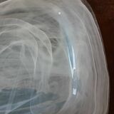 Jade green opaline dish