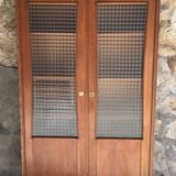 Bookcase or school glass cabinet - vintage 1960