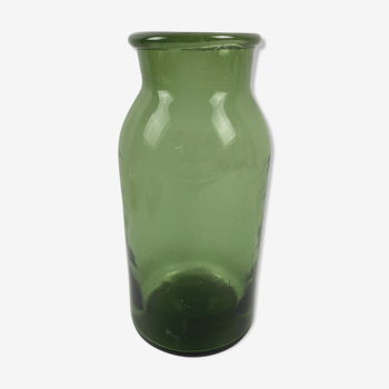 Smoked glass jar cylindrical shape 29cm