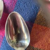 Apollo silver metal mocha spoons