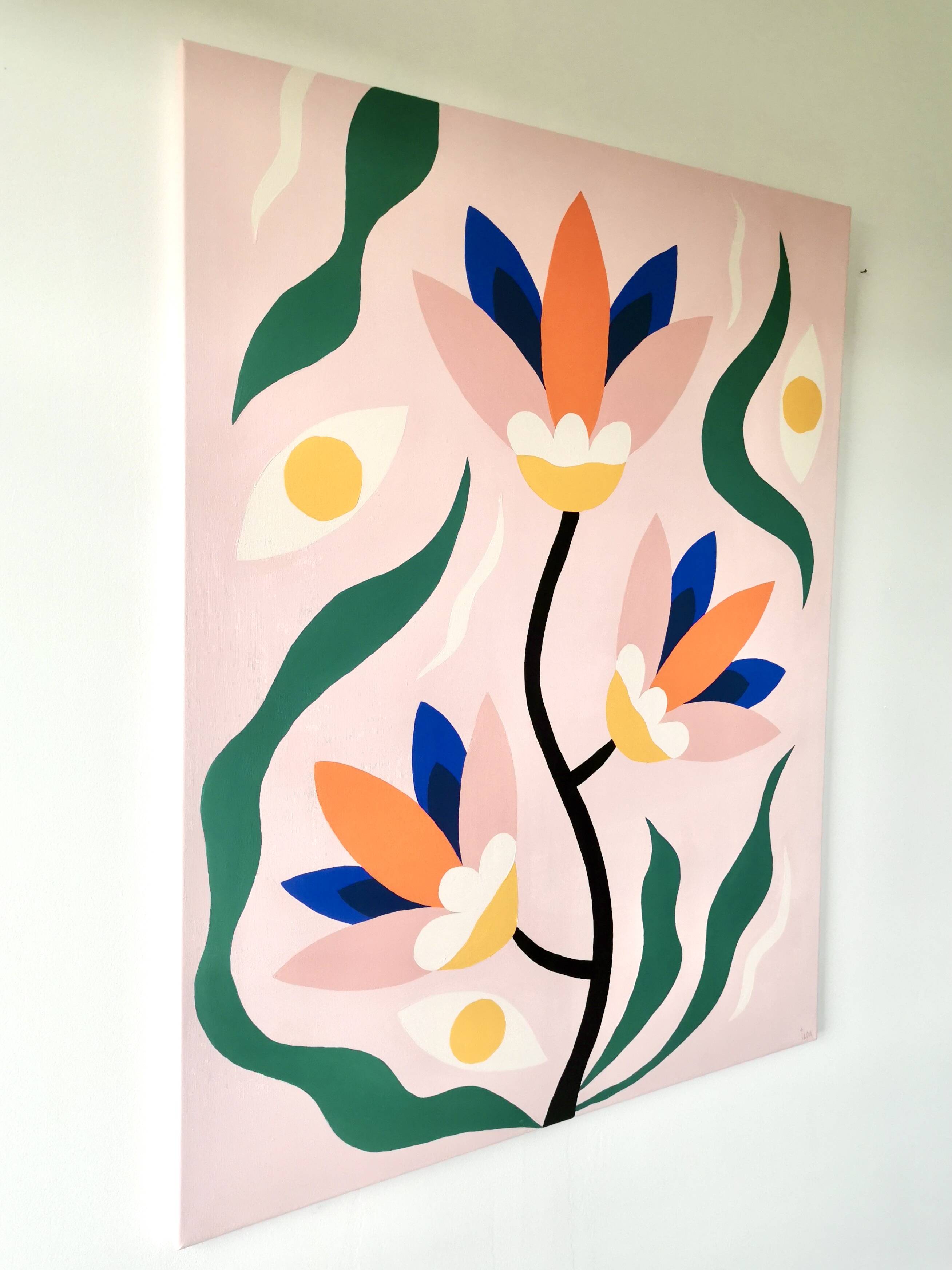 Acrylic painting on canvas - "It's growing!"