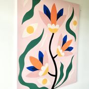 Peinture acrylique sur toile - « ça pousse ! »