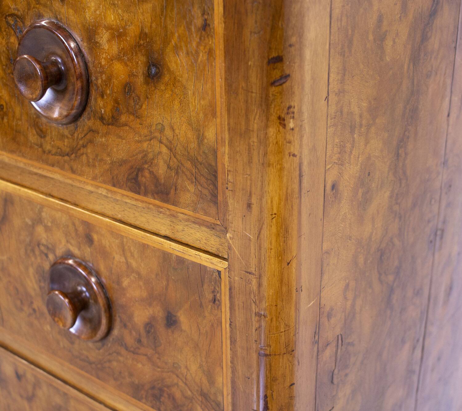 Art Deco Burr Walnut Chest of Drawers