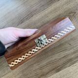 Boîte rectangulaire en marqueterie