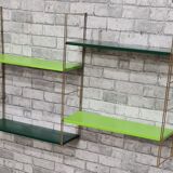Floor string style tomado 1960 metal 4 tablets 3 uprights. Amount or small traces of oxidation