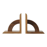 Mid-Century Modern Wooden Bookends, 1960s, Set of 2
