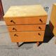 Paire de chevets vintage bois clair