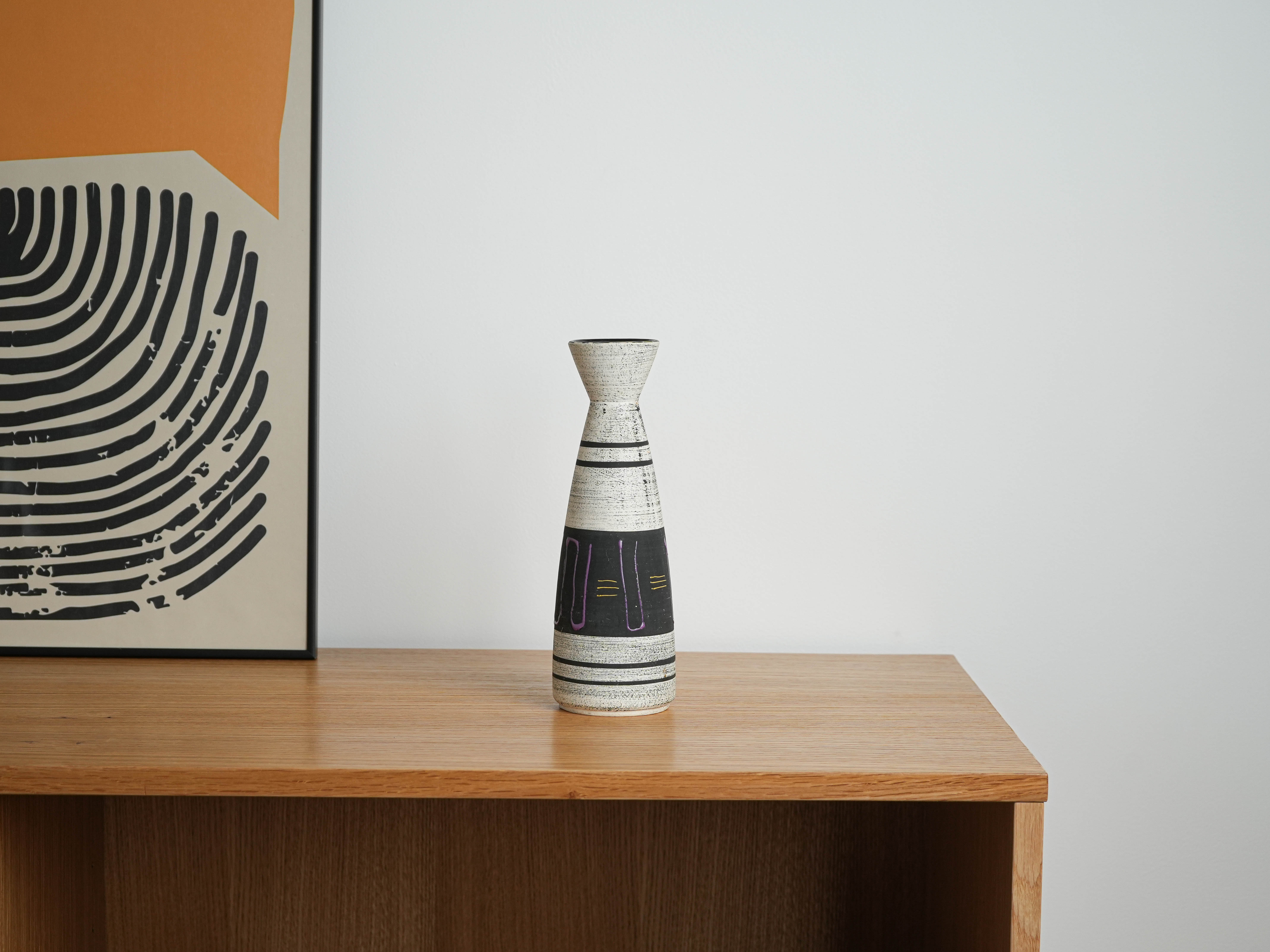 Ceramic vase, German design, 1970s, made in West Germany