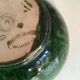 Foucard Jourdan Vallauris green glazed earth bowl 50