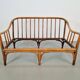 Organic Modern Bamboo and Rattan Loveseat from McGuire, 1970s