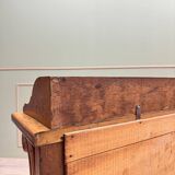 Rare Shelf With Ice Bottom In Speckled Maple From Charles X XIX Eme Century