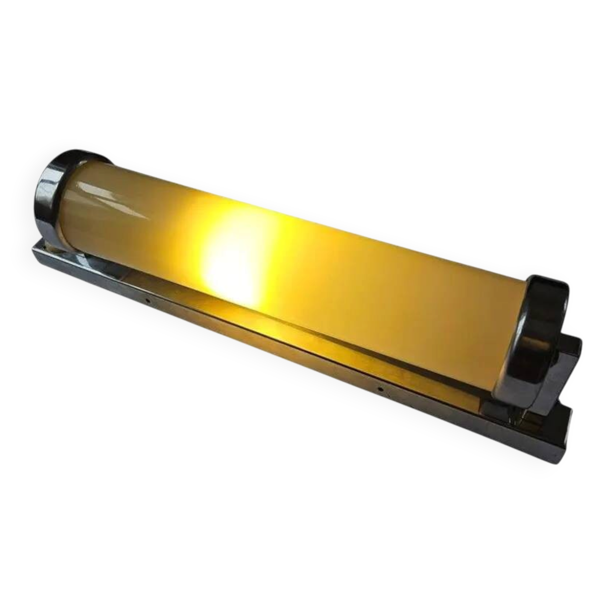 Rare Chrome design Bauhaus, Art Deco, Functionalism Wall Lamp, 1930s