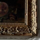 Pair of still lifes, oils on cardboard, fruits, 20th century by L. Gauthier