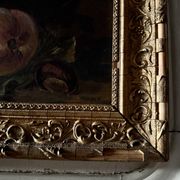 Pair of still lifes, oils on cardboard, fruits, 20th century by L. Gauthier