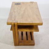 Mid-Century Elmwood Coffee Table in Solid Wood, Germany, 1960s