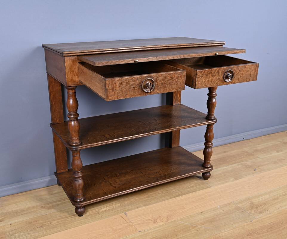 Oak sideboard, Louis-Philippe style – Late 19th century