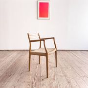Fauteuil rare modèle 62 par Niels O. Møller en chêne, Danemark