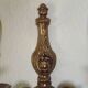 Pair of double wall sconces in bronze in traditional mid-century French style 5163