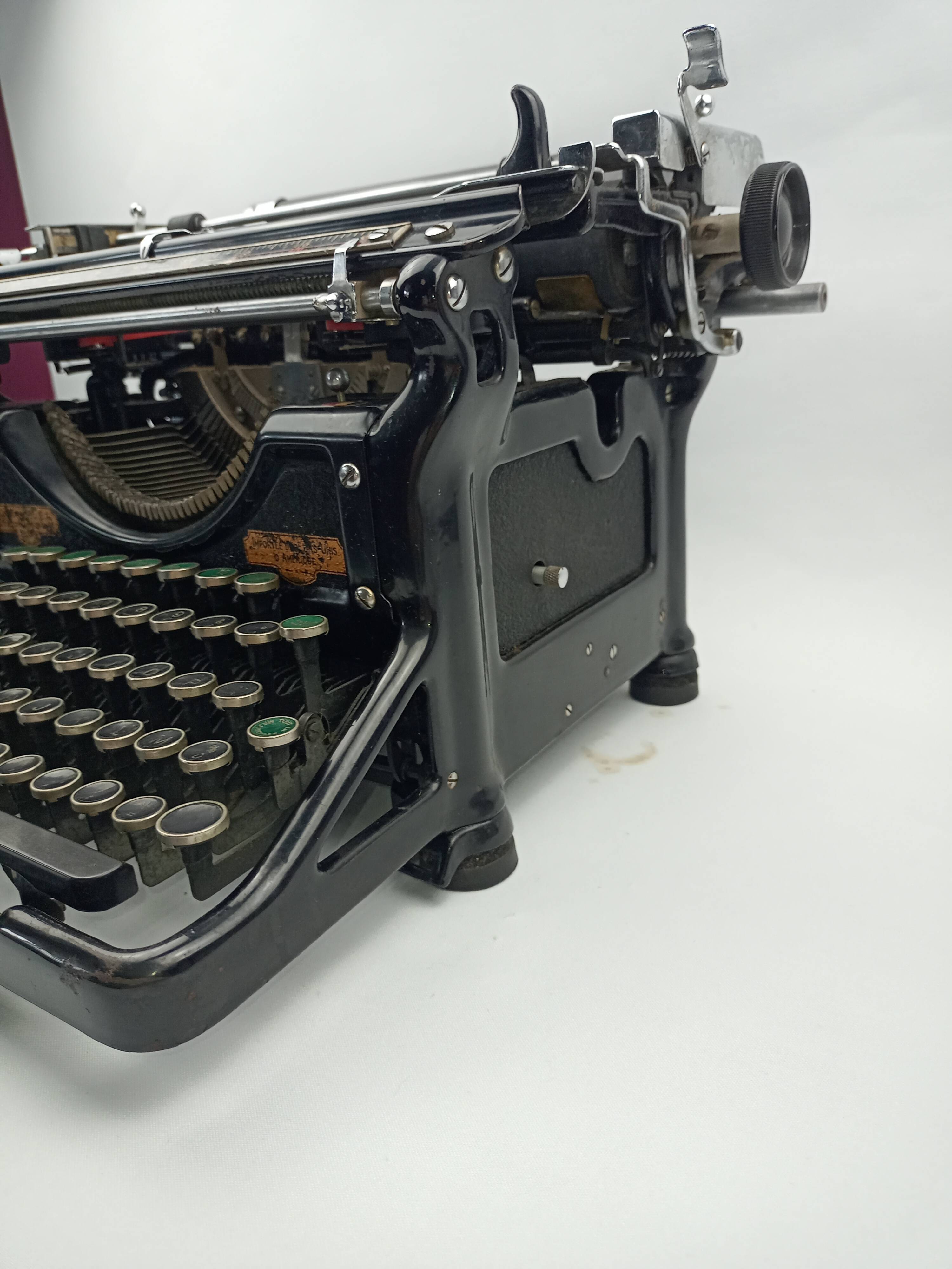 Underwood No. 5 of 1911 typewriter - Standard - Champion