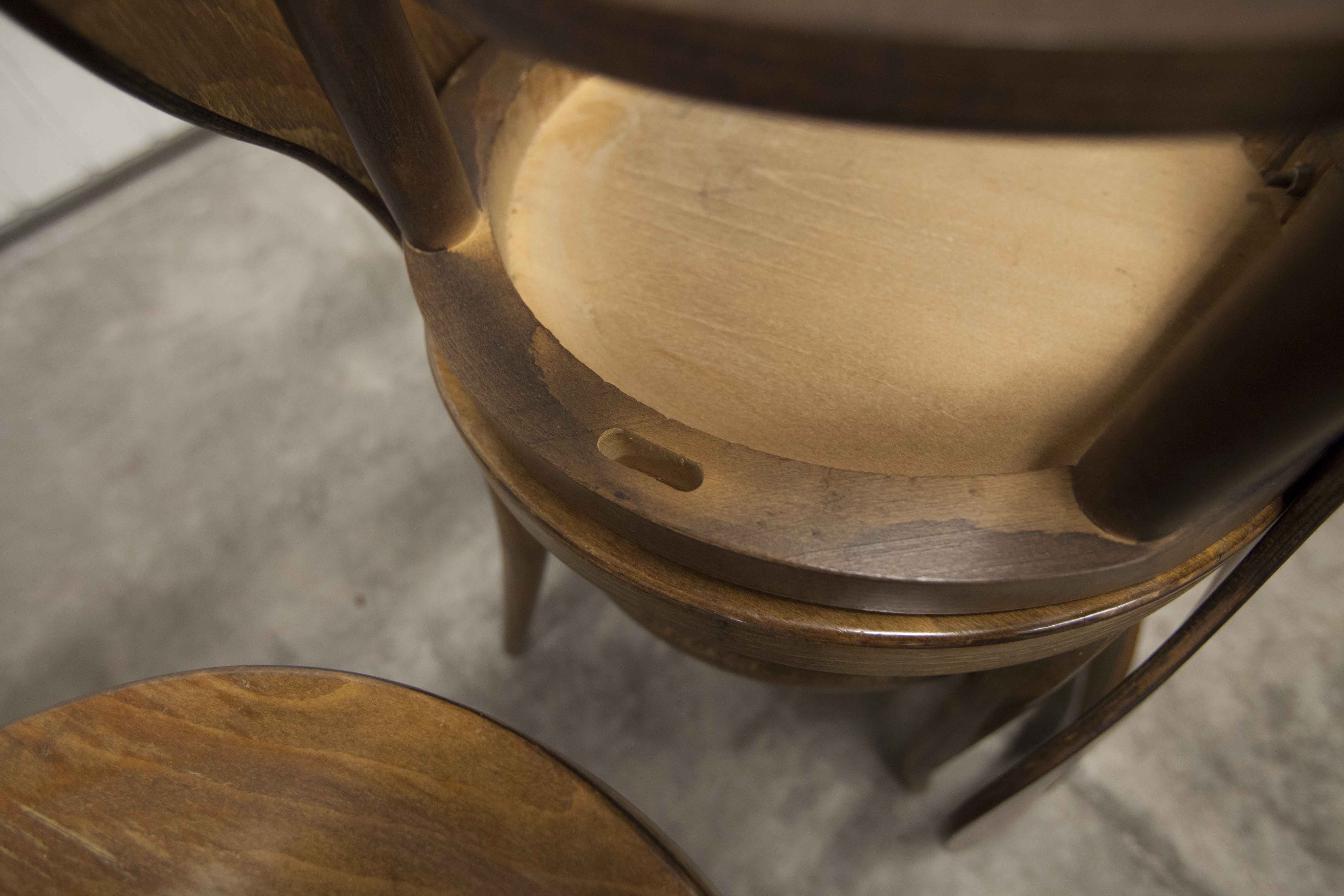 Set of 4 baumann chairs model Seagull 1970