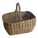 Panier en osier tressé