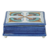 Toscari ceramic box, Italian design, 1970s, production: Italy