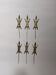 African art bronze crocodile knife holder, handcrafted