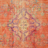 Anatolian handmade vintage rug 274 cm x 180 cm