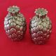 Pair of pineapple salt and pepper shakers, Italy, 1970s, Mauro Manet